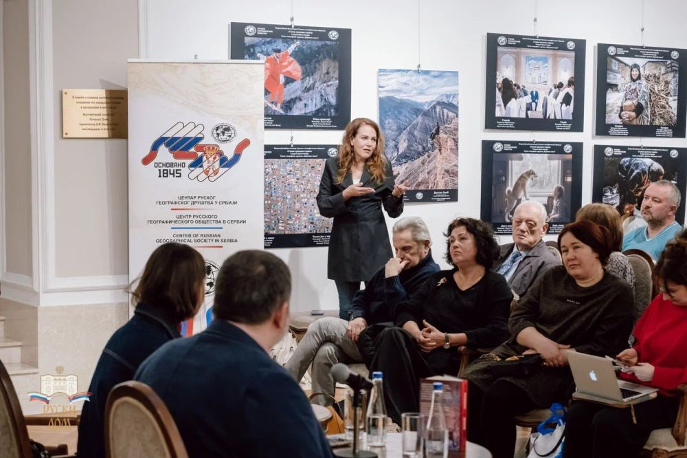 Анна Ревякина рассказала о событиях в Донбассе жителям Белграда
