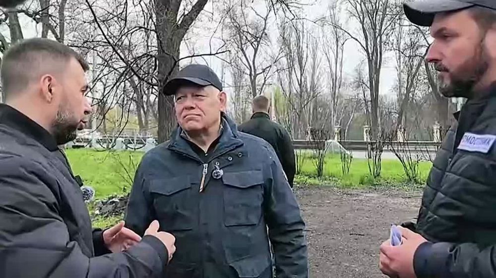 Денис Пушилин: Буду лично контролировать соблюдение сроков и качество работ по капитальному ремонту моста через Кальмиус на проспекте Ильича