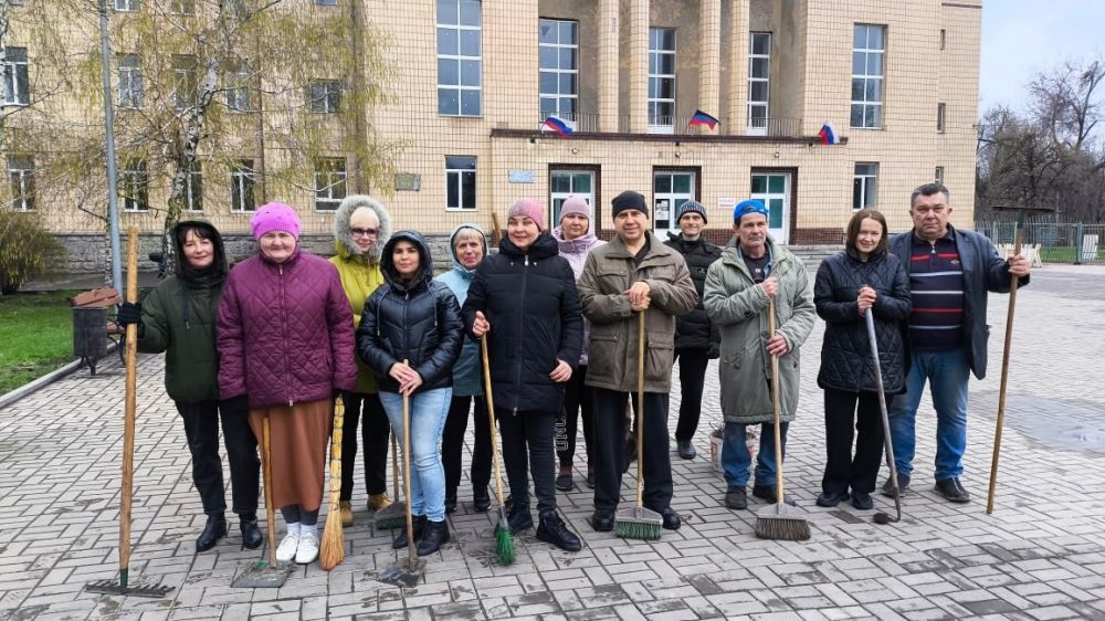 Наталья Бегуненко: Субботник учреждений культуры, спорта и отдыха Петровского района