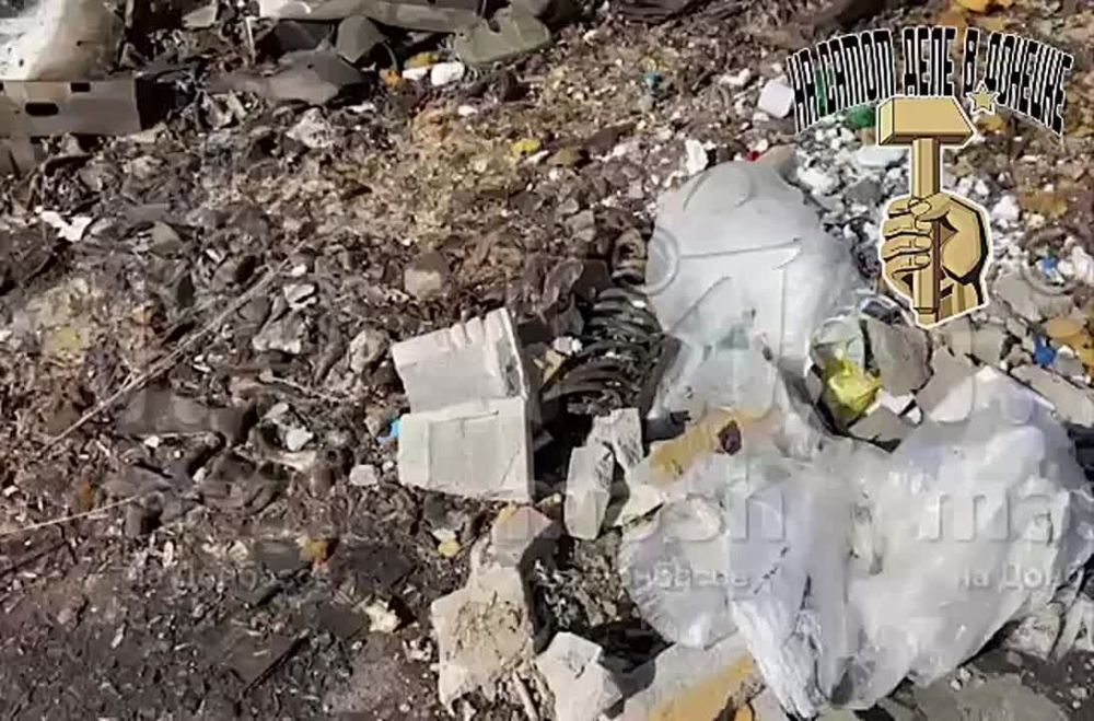 Скотомогильник заметили жители Пролетарского района Донецка!