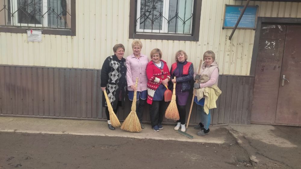 Наталья Бегуненко: Субботник учреждений здравоохранения Петровского района