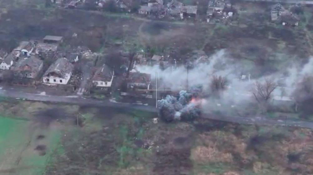 Украинский пикап привел дроны ВС РФ к пункту временной дислокации