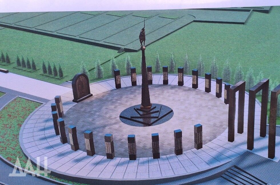 Захоронения на новом мемориале в Донецке будут оформлены в едином стиле