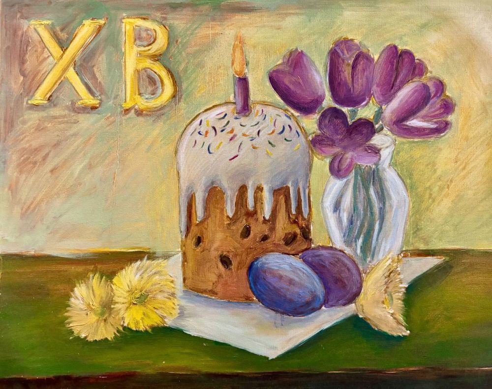 Юрий Будрин: Накануне празднования Светлого Христова Воскресения во Дворцах культуры им. И. Франко и «Лидиевка» организованы тематические выставки рисунков