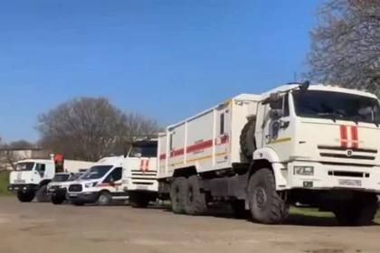 Сводный отряд МЧС России прибыл в ДНР для разминирования местности