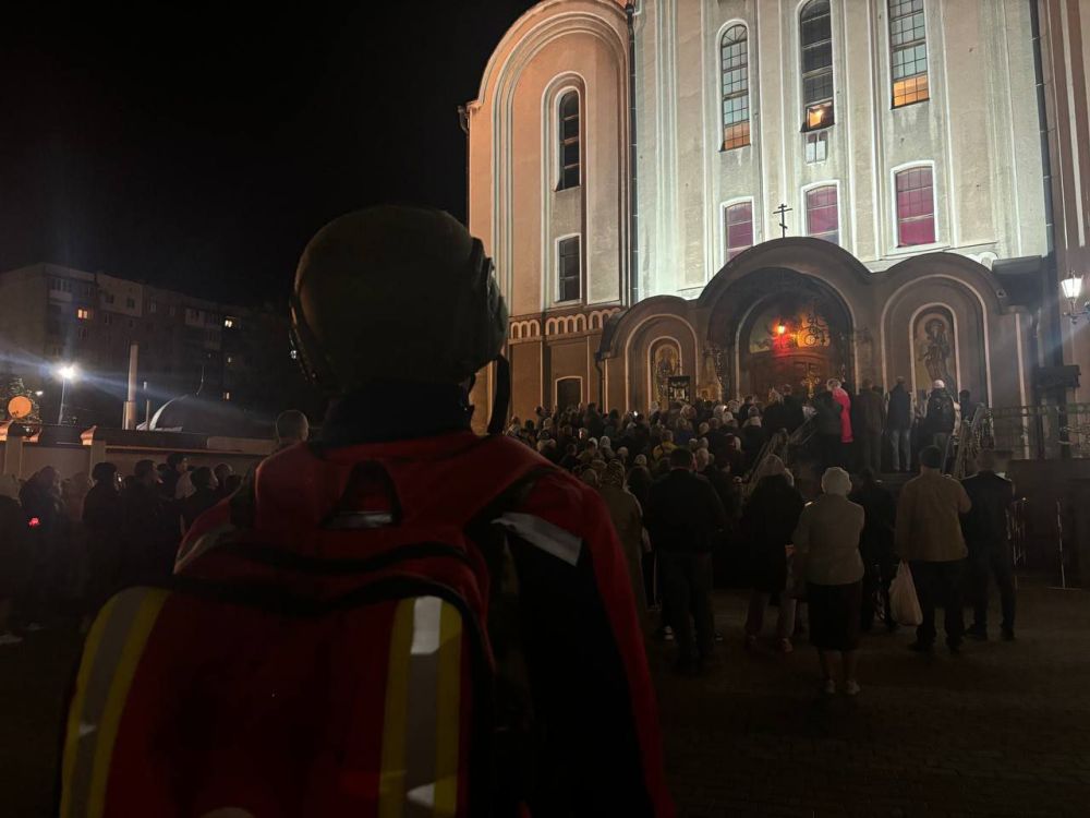 Добровольцы Донецкого РО ВСКС обеспечивали безопасность праздничных богослужений в храмах Мариуполя, Новоазовска и Макеевки