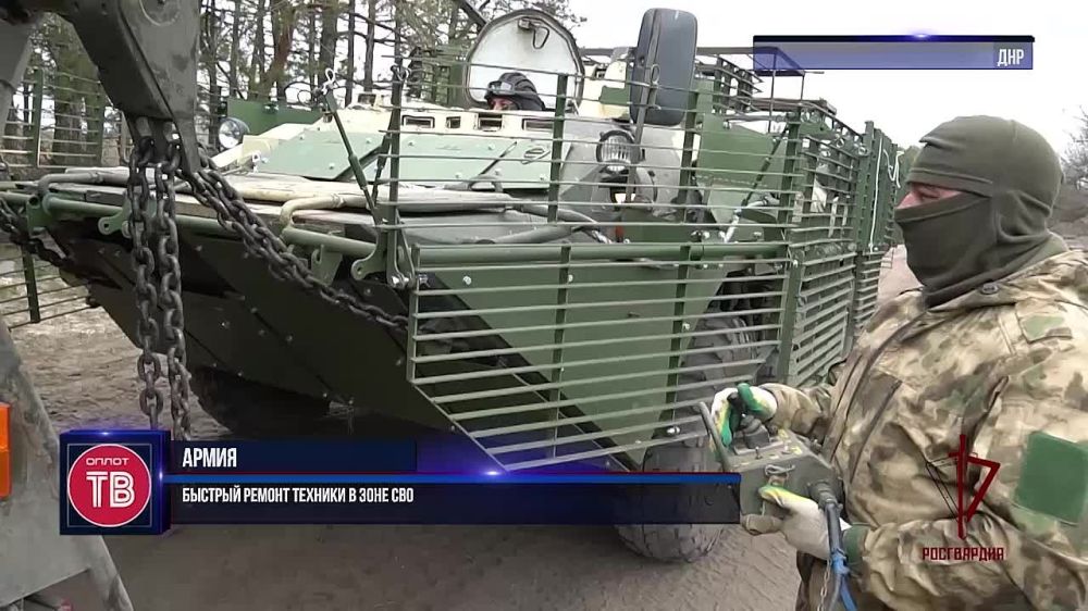 Быстрый ремонт техники в зоне СВО