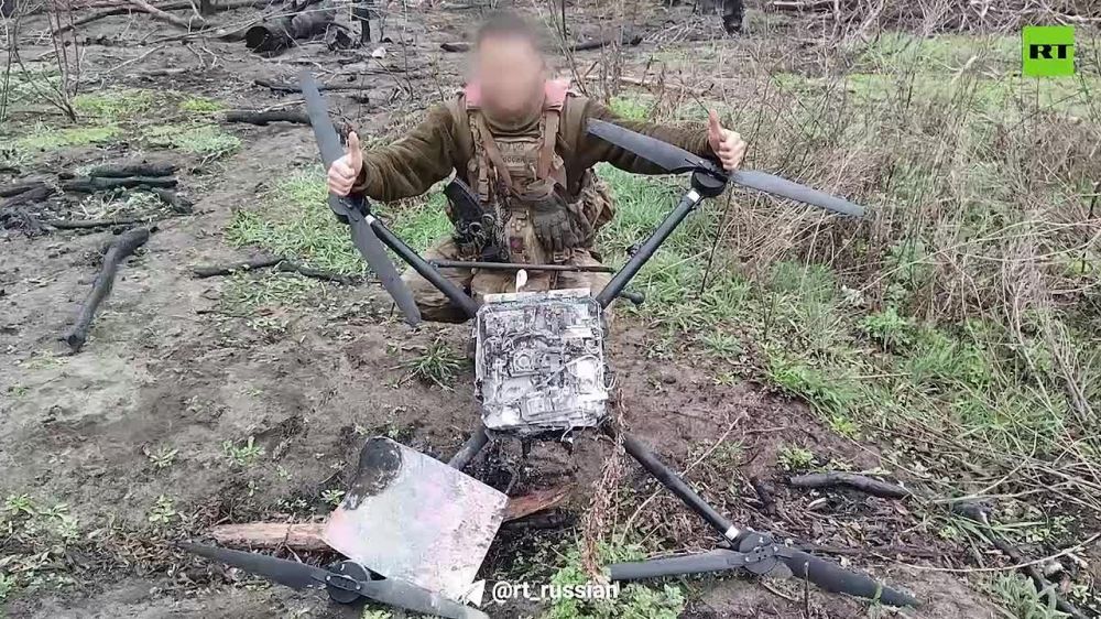 Боец с позывным Писарь сбил десять тяжёлых украинских дронов «Баба-яга» на Южно-Донецком фронте