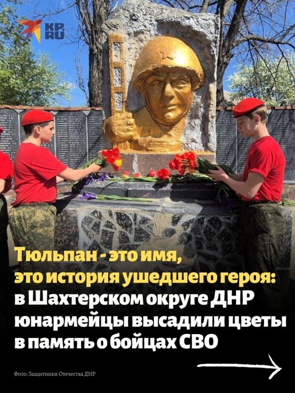 В селе Степановка Шахтерского округа Донецкой Народной Республики юнармейцы совместно с членами семей погибших защитников Родины и ветеранами-подопечными местного отделения филиала фонда «Защитники Отечества» высадили...