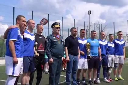 Силовые структуры ДНР провели соревнования по мини-футболу к 80-летию Победы
