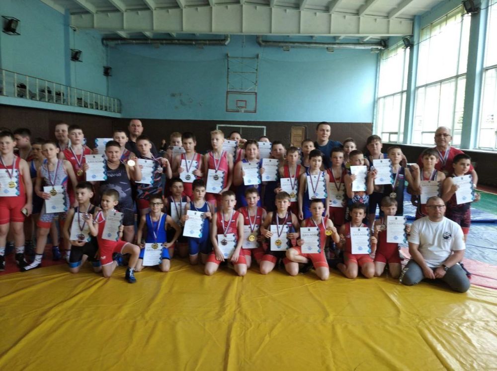 Завершилось Открытое Первенство городского округа Донецк по спортивной борьбе (дисциплина греко-римская борьба) среди юношей 2013-2015 г.р., посвященное Году защитника Отечества