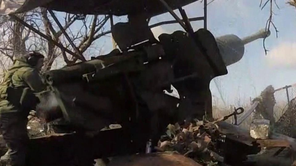 Смешанный артиллерийский полк «Волга» громит позиции боевиков в ДНР