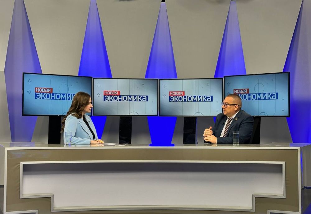 Андрей Крамар: Записали выпуск передачи «Новая Экономика» на Первом республиканском
