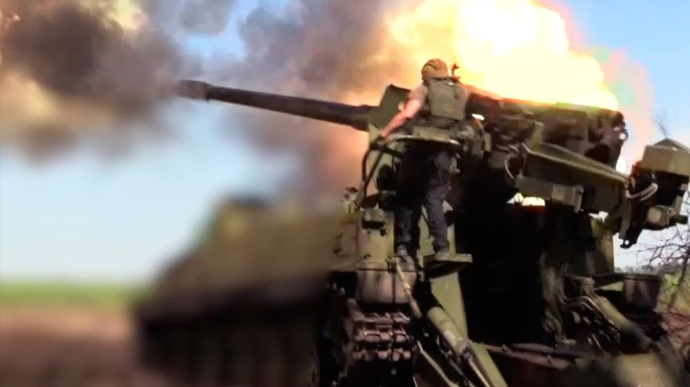 Артиллеристы уничтожили пункты управления ВСУ снарядами «Гиацинт-С»