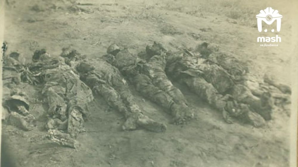 Больше трёх тысяч тел мирных жителей со следами пыток найдены в алебастровском карьере, ещё 25 тысяч останков красноармейцев — в клубе им. Ленина