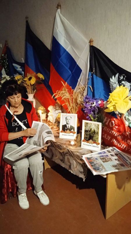 Жители освобождённого Украинска впервые за много лет торжественно отмечают Победный май