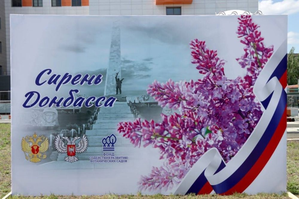 Члены Правительства ДНР приняли участие в акции «Сирень Донбасса»