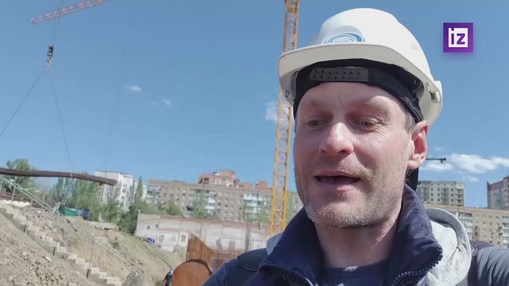 Большое и "высокое" событие: фундамент первого многоэтажного дома за 11 лет залили в Донецке