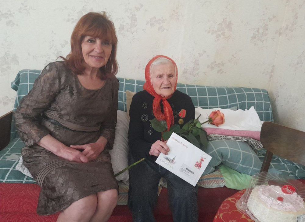 Валентин Левченко: Сегодня свой 95-летний юбилей празднует жительница Киевского района Романова Сара Антоновна