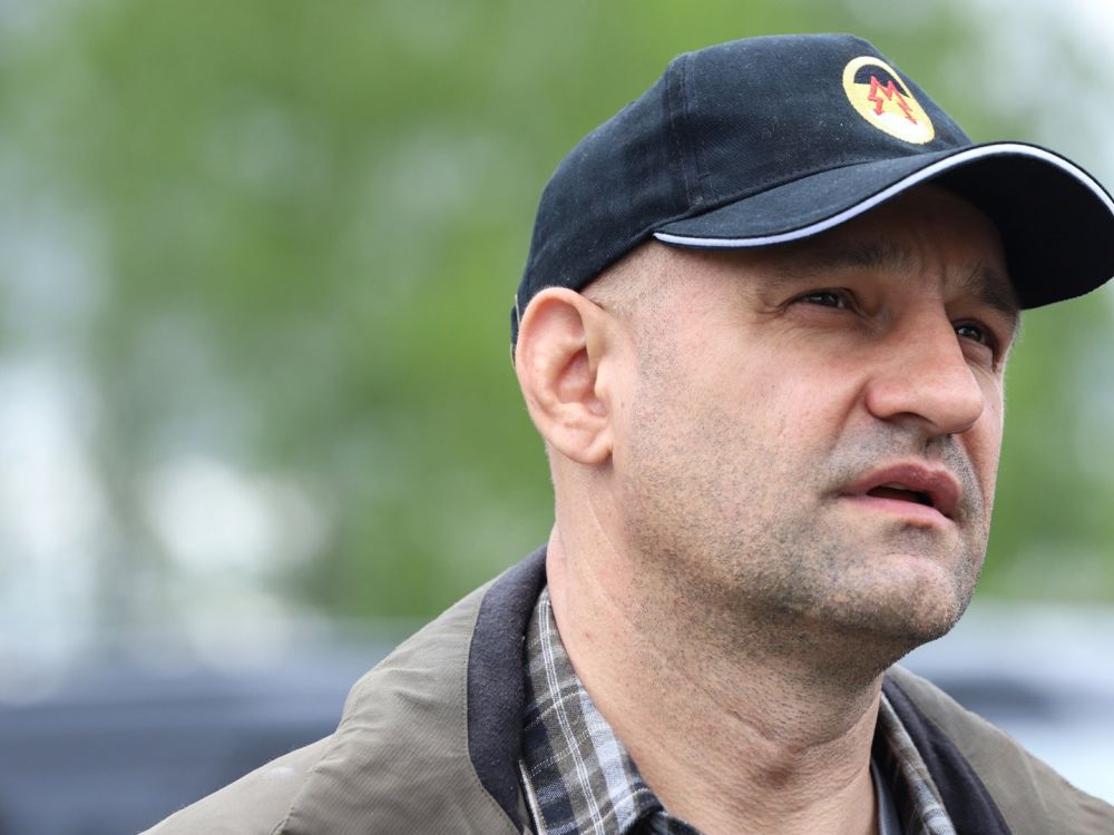 Полпред Жога открыл памятник погибшему сыну в Донбассе. Фото