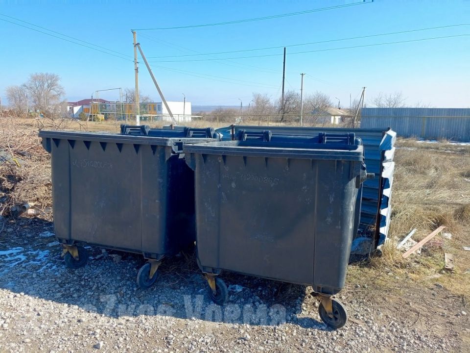 «Эту работу будем продолжать»: в новые регионы доставили 32 тысячи мусорных контейнеров