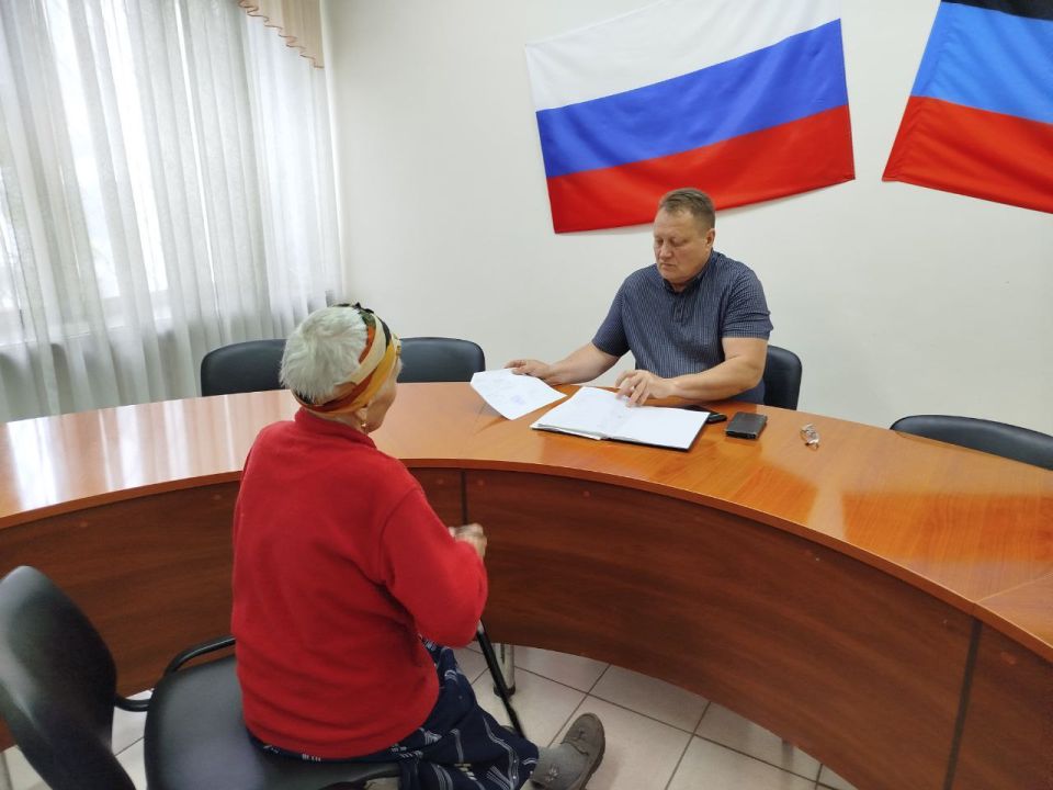 Валентин Левченко: Сегодня в Управе провел личный прием граждан