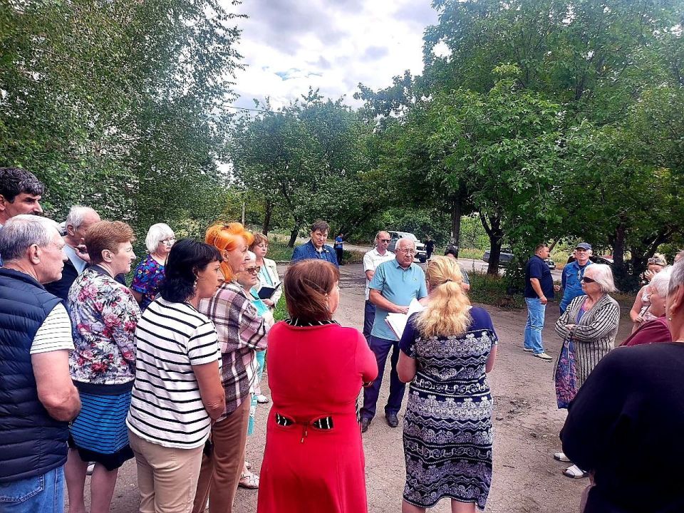 Наталья Бегуненко: В Петровском районе города Донецка продолжаются сходы с жителями