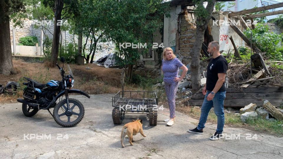 Волонтёры из Ялты отправят на фронт авто, мотоцикл и дрон-тележку