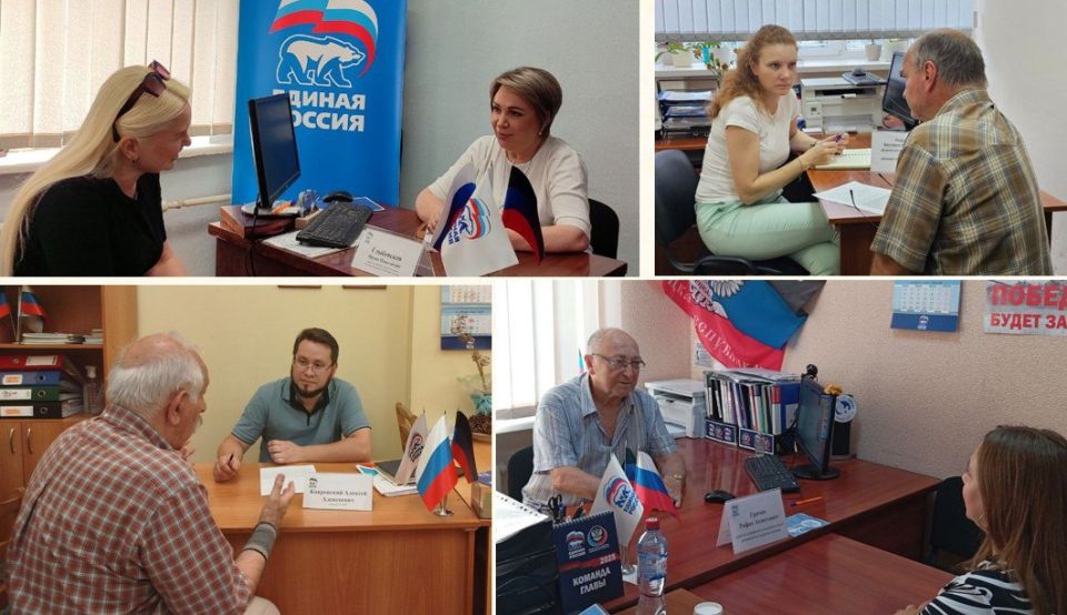 ПРИЁМ ГРАЖДАН. Депутаты Донецкого городского совета провели приёмы граждан: