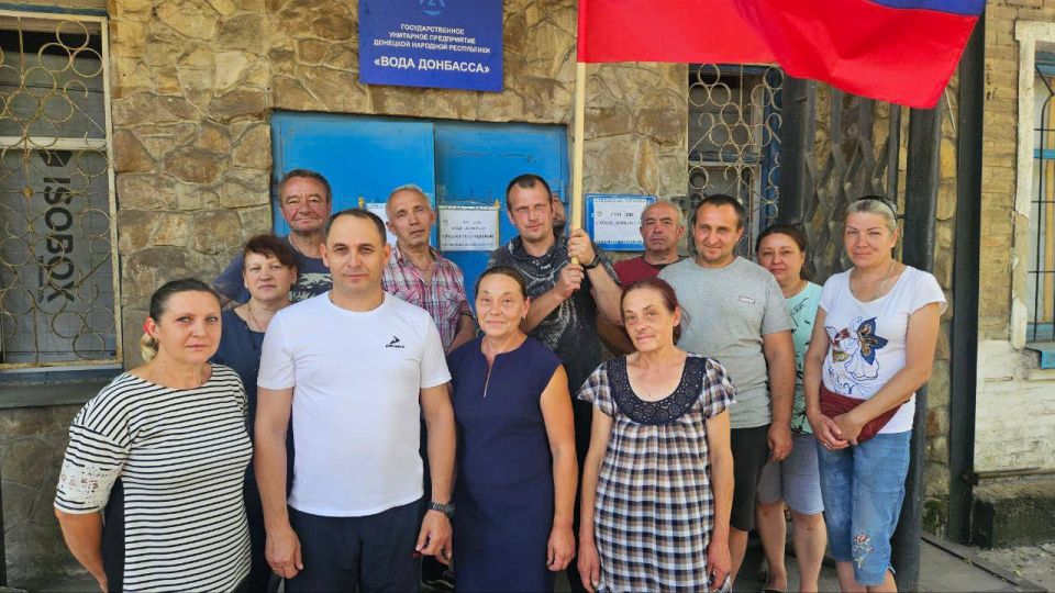 Организация жизнеобеспечения на освобожденных территориях идет полным ходом: открыты новые производственные участки предприятия «Вода Донбасса»