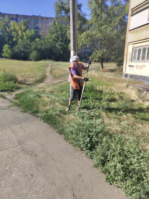 Елена Рязанцева: Сегодня, 25.07.2025 года, силами сотрудников жилищно-коммунальных предприятий Пролетарского внутригородского района г. Донецка были выполнены следующие работы: