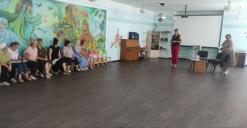 Юрий Будрин: В Кировском районе г. Донецка, прошла встреча с трудовым коллективом Государственное казенное дошкольное общеобразовательное учреждение «Детский сад комбинированного вида № 170 городского округа Донецк» ДНР