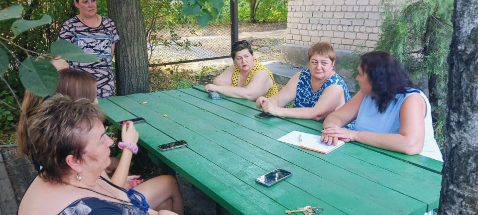 Юрий Будрин: В Кировском районе города Донецк прошла встреча с жителями дома по ул. Ломоносова, 10 А