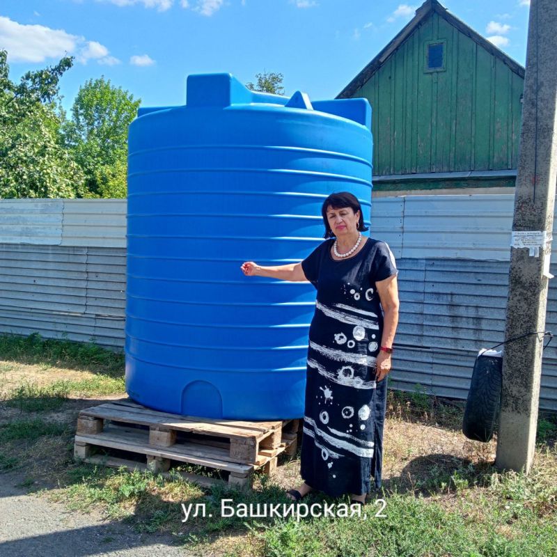 Валентин Левченко: Жителям Киевского района по-прежнему доступна техническая вода – ёмкости продолжают устанавливать, и одна из точек находится на Башкирской, 2