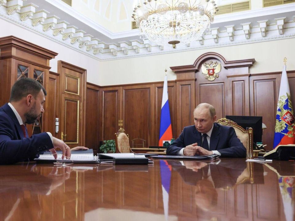 Владислав Подкова: Глава ДНР Денис Пушилин встретился с Президентом России Владимиром Путиным