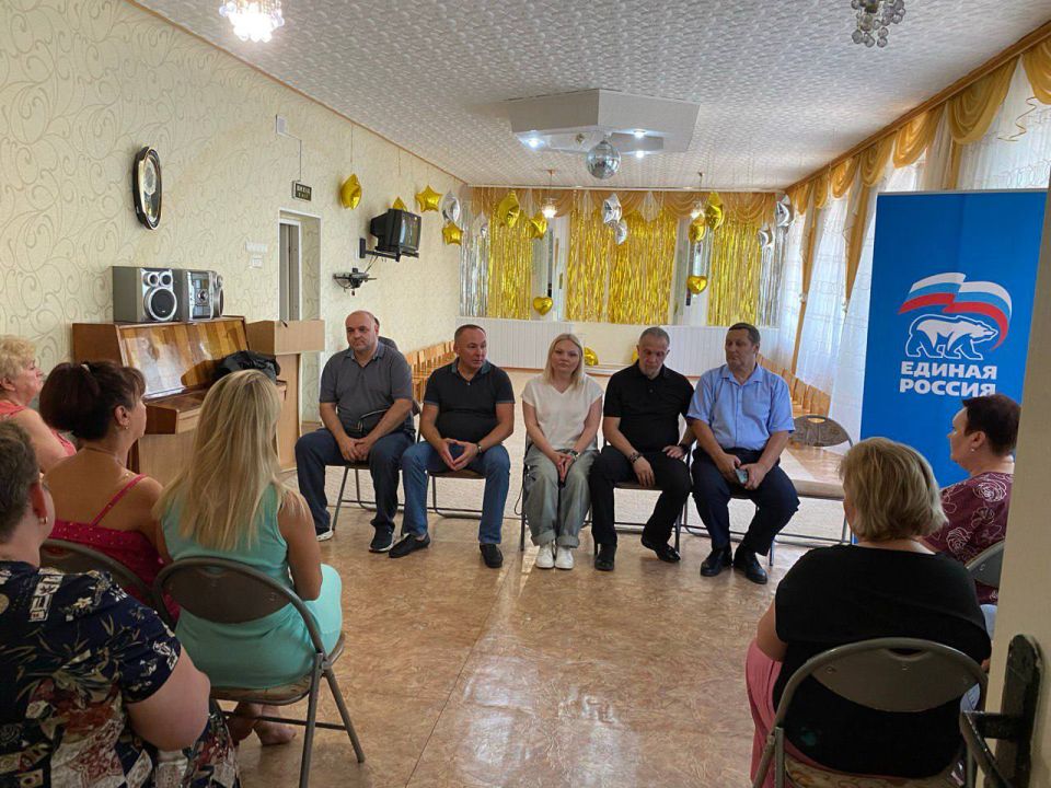 Ольга Арутинова провела встречи с жителями