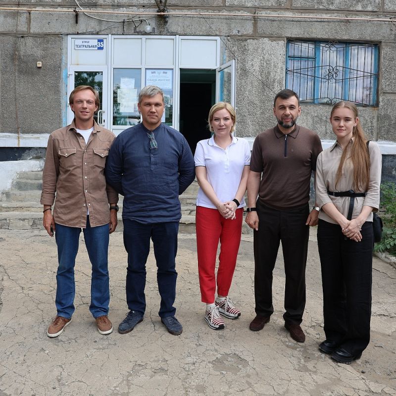 Ольга Любимова посетила с рабочим визитом Донецкую Народную Республику