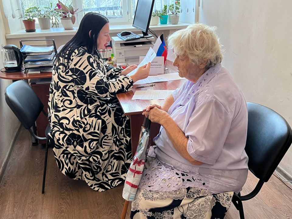 Прием депутата Народного Совета ДНР Натальи Пшеничной