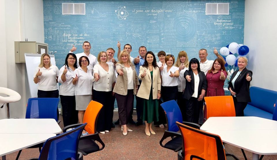 Торжественное открытие первого учебного класса в Мариупольском ЦОКе «Энергосбыт Донецк»