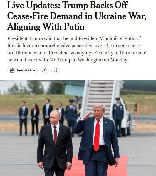 �� ������ NYT � Axios, ����� ������� ����������� �������, ��� ������ ���������� �������� � ������ ��������� ��������� ����� �������� �������