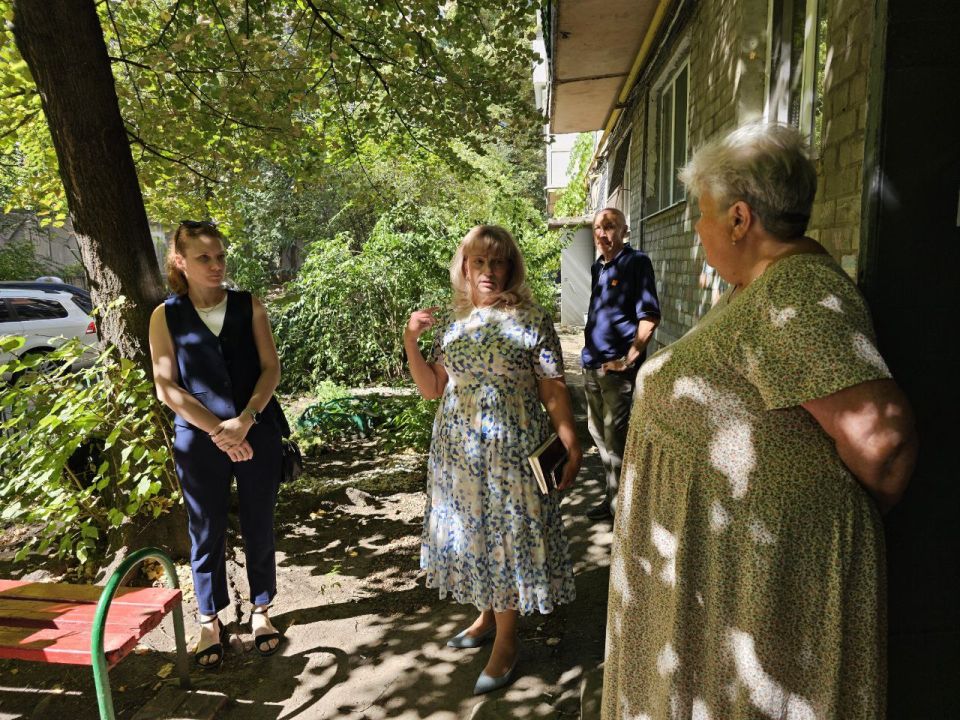 Татьяна Копылова: По поручению Главы ДНР Дениса Пушилина в Ворошиловском внутригордском районе продолжаются встречи с населением