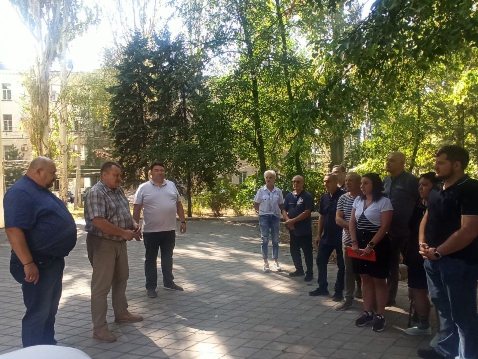 Валентин Левченко: Продолжаю серию встреч с коллективами организаций, расположенных на территории Киевского района