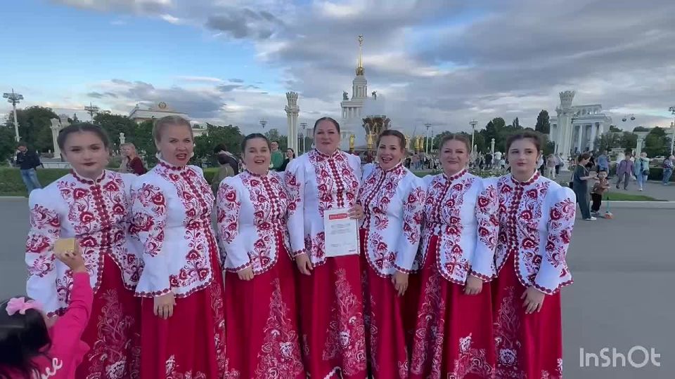 Вокальный ансамбль «Вдохновение» из Володарского выступил в Москве