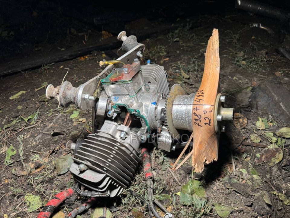 Андрей Руденко: На фото последствия ночного удара с помощью БПЛА по Киевскому району города Донецка