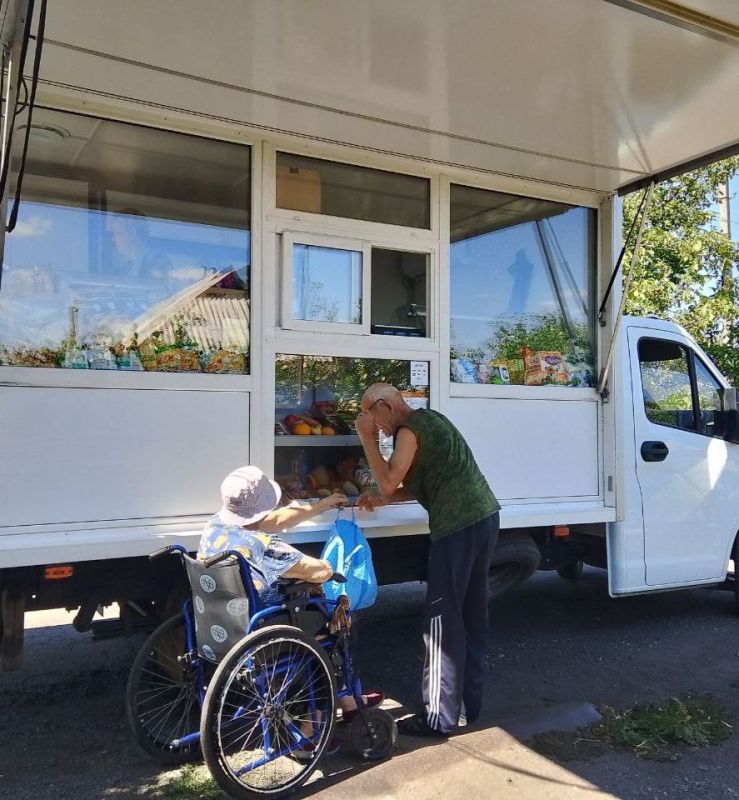 С 20 по 22 августа 2025 года осуществлена выездная торговля с использованием автомагазинов в населенных пунктах городских округов Донецк, Докучаевск, Горловка, Мариуполь, на территории г