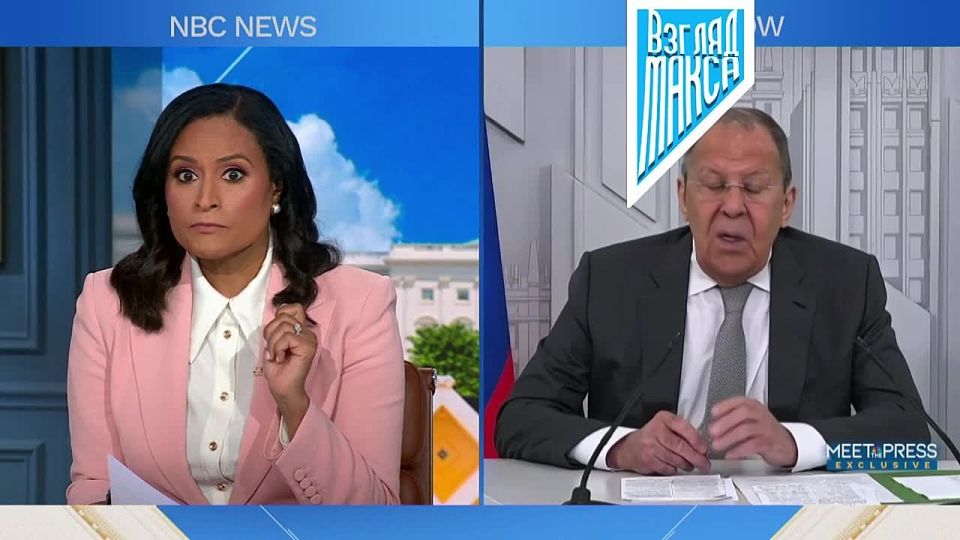 Министр иностранных дел России Сергей Лавров дал большое интервью в эфире американского телеканала NBC News