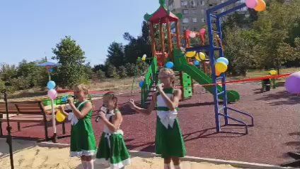 Майя Пирогова: Новая детская площадка открыта в Кировском районе