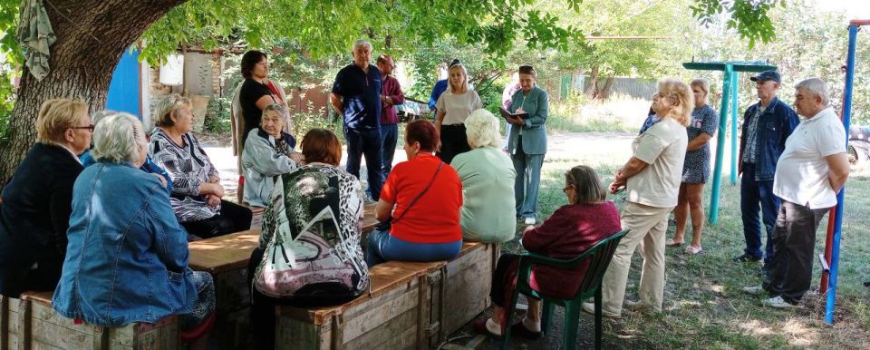 Наталья Бегуненко: По поручению Главы ДНР Дениса Пушилина в Петровском районе продолжаются встречи с населением