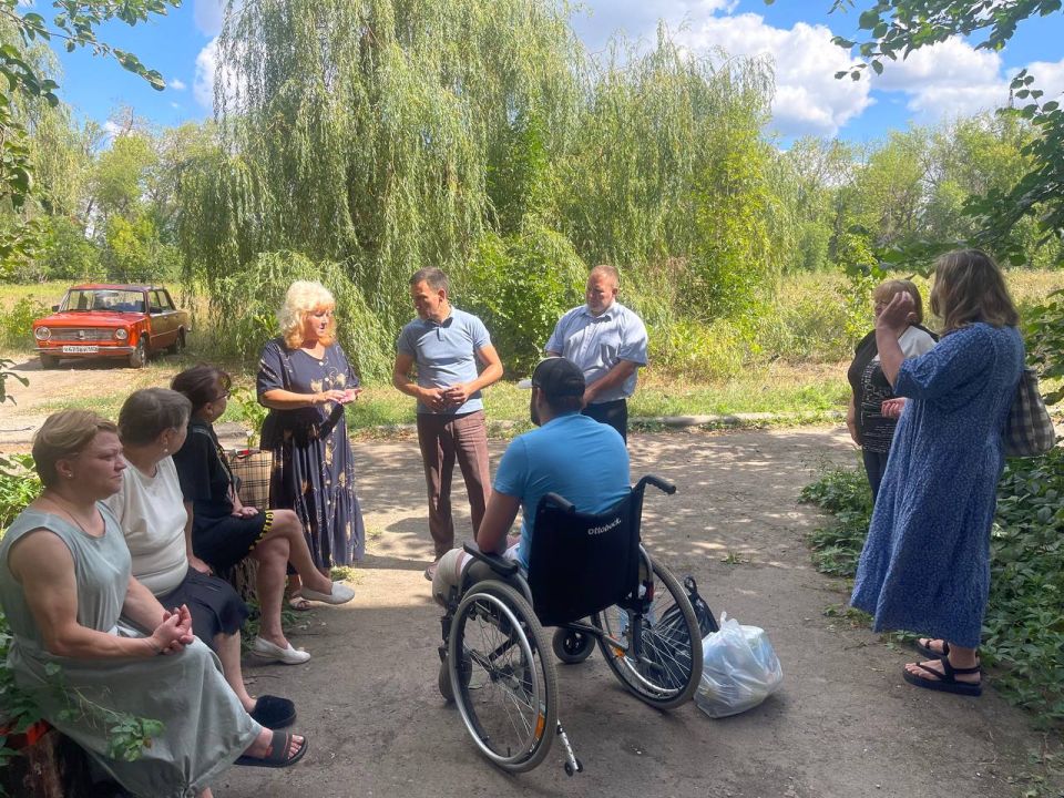 Денис Машков: В рамках выполнения поручения Главы Донецкой Народной Республики Дениса Пушилина, провел встречу с населением в г. Горловка