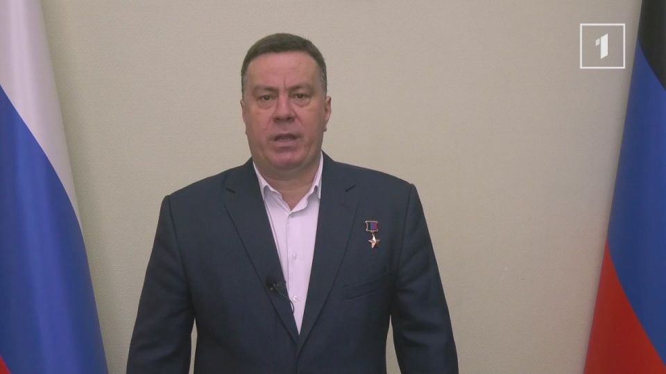 Председатель Народного Совета ДНР Константин Кузьмин поздравляет жителей Республики с Днем шахтера и Днем города Донецка!